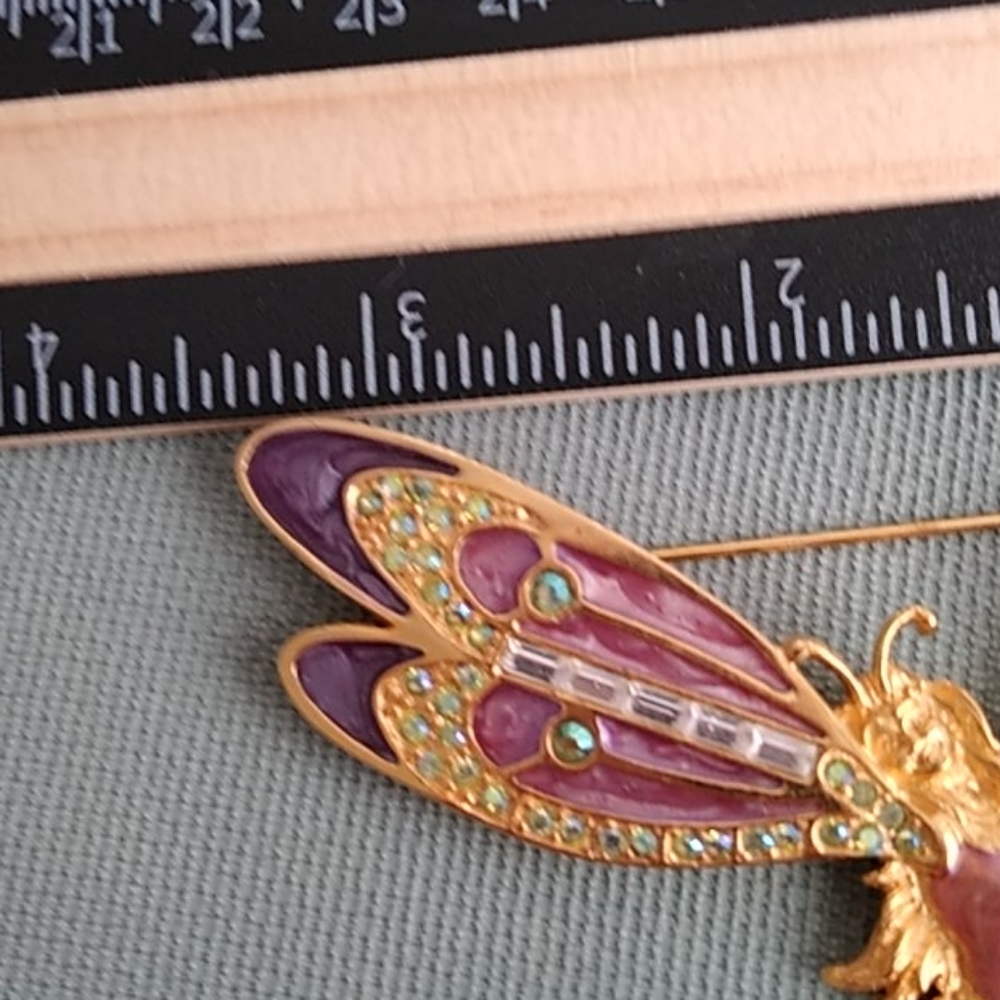 ✨HOST PICK✨ KIRKS FOLLY DRAGONFLY FAIRY PIN - Picture 6 of 7